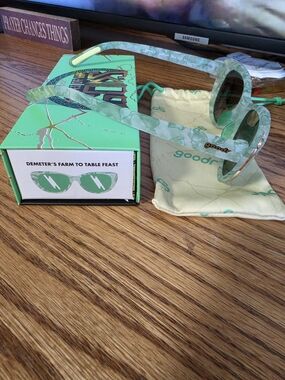 goodr "Demeters Farm To Table Feast" Mint Marble Sunglasses